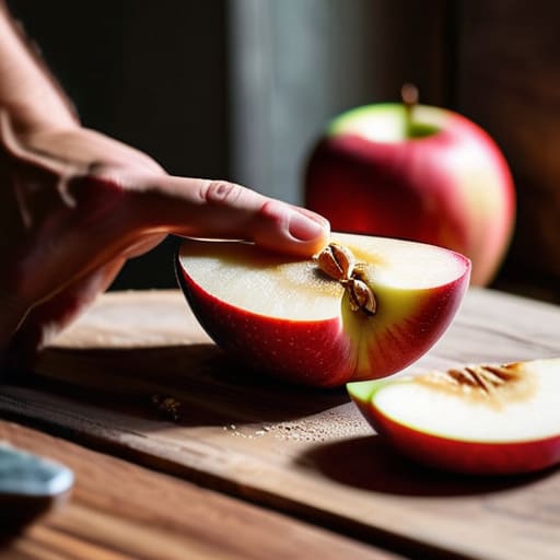 Apple Slices with a Nutty Twist snack.