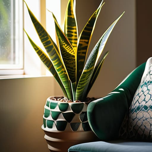 The Unstoppable Snake Plant in indoor decor.