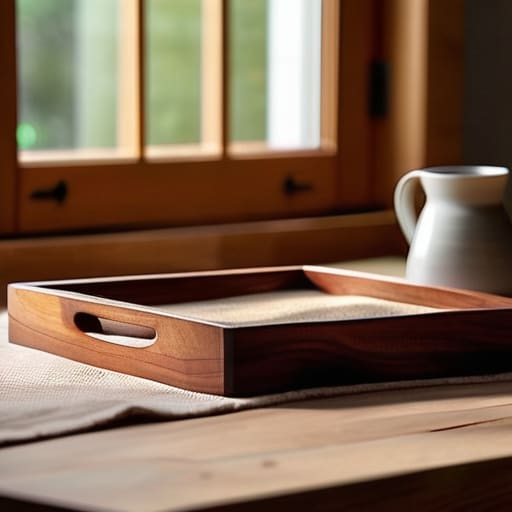Handmade A Rustic Serving Tray photograph.