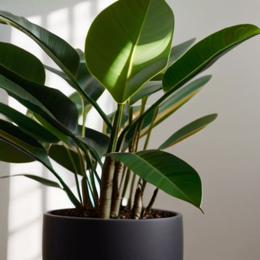 Shiny leaves of The Classic ZZ Plant.