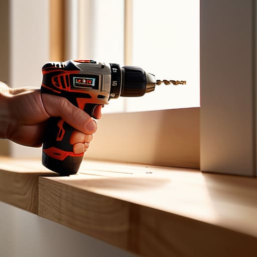 Guide on how to install a shelf.