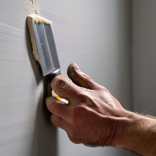 How to patch a hole in the wall.