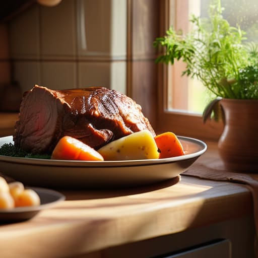 Homemade Cozy Sunday Pot Roast in bowl.
