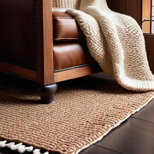 Layering textiles for home comfort and softness.