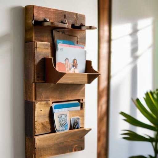 Chic Entryway Mail and Key Organizer